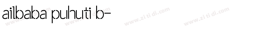 ailbaba puhuti b字体转换
